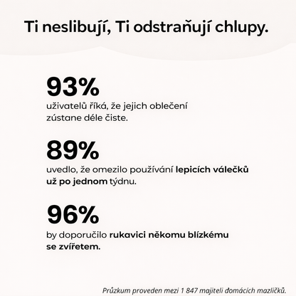 Rukavice proti chlupům
