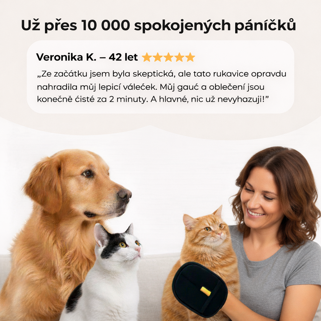 Rukavice proti chlupům